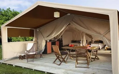 Lodge tent in Frankrijk