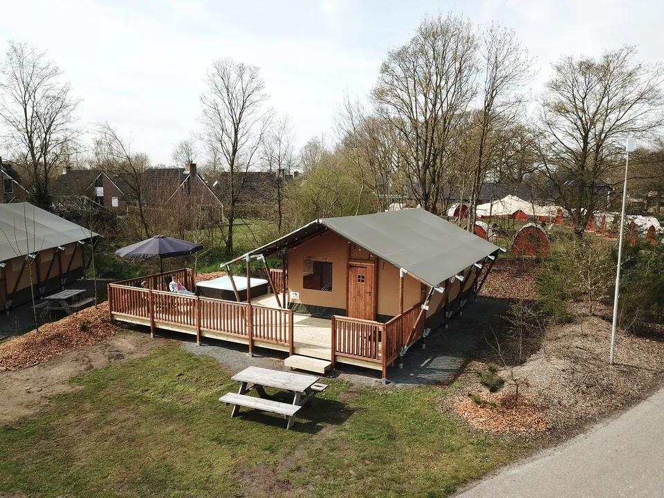 Glamping vakantie in een safaritent