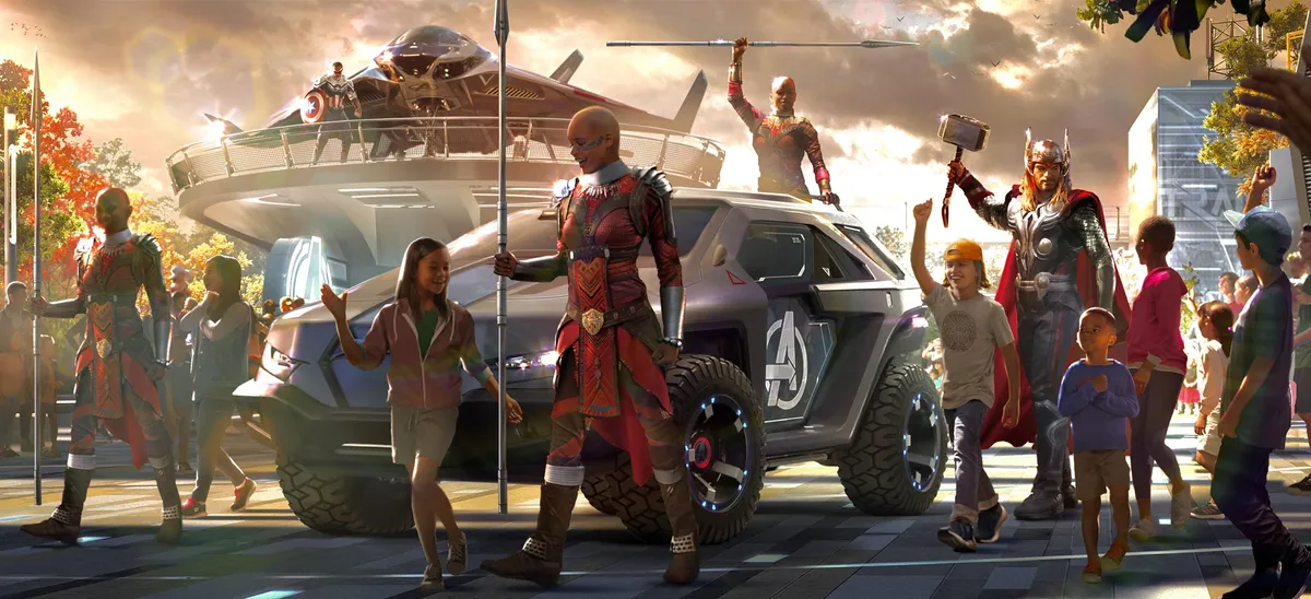 MARVEL AVENGERS DISNEYLAND Avengers-Vehicle-with-Heroes-2021-scaled-1.jpg