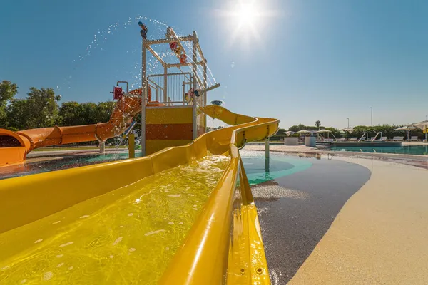 Glijbaan op camping Laguna Blu