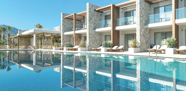 Wat is een hotel met swim up kamer?