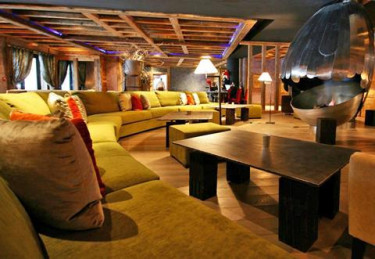 Wintersport kinderen, Hotel CGH Les Suites du Nevada, lounge