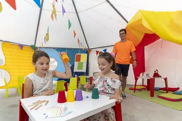 Kinderanimatie op de camping