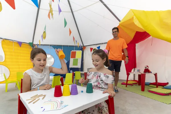 Kinderanimatie op de camping