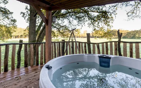 Overnachten in de Boomhut XXL mét jacuzzi