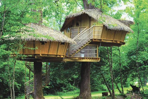 Boomhut vakantie in Frankrijk