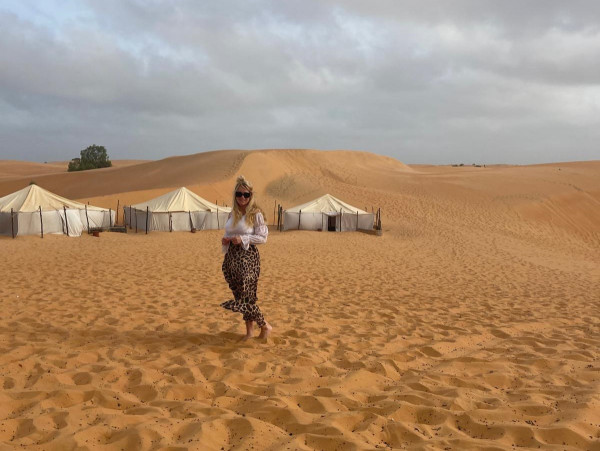 In de woestijn van Senegal