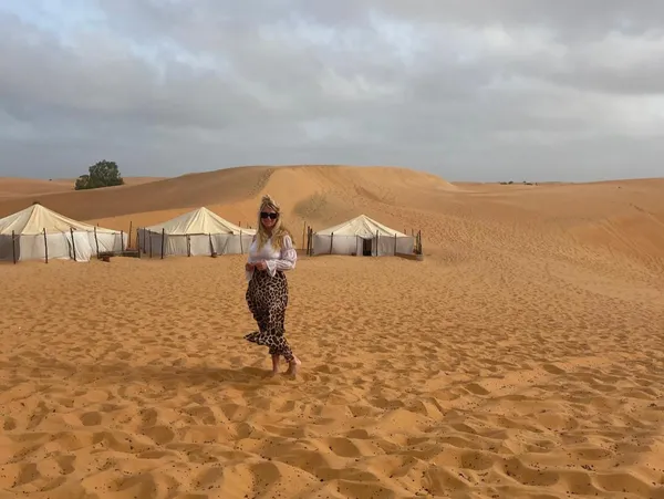 In de woestijn van Senegal 