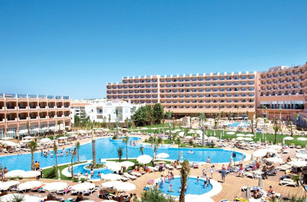 All inclusive ClubHotel Riu Guarana in Olhos d'Agua, Algarve, Portugal