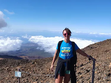 Uitkijkpunt op El Teide op Tenerife