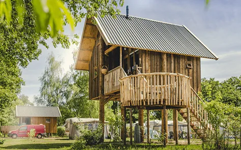 Boomhut overnachting in Nederland