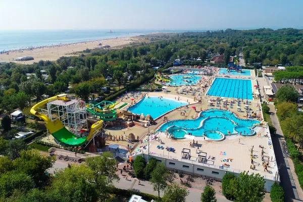 Marina di Venezia Camping Village: 13 glijbanen voor jong en oud 