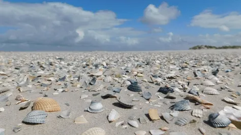 Speuren naar schelpen op Schiermonnikoog
