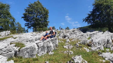 Gardameer met kinderen