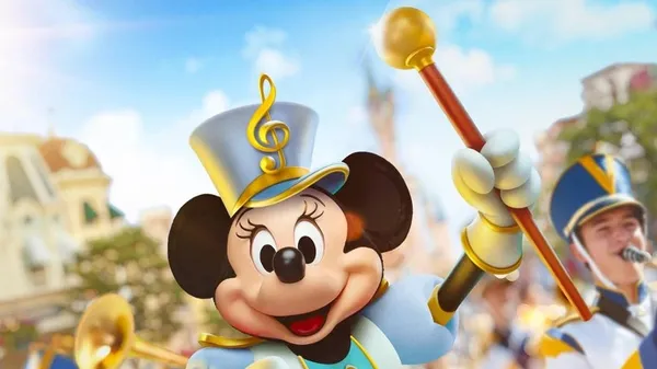 Minnie's Marching Band op Main Street®
