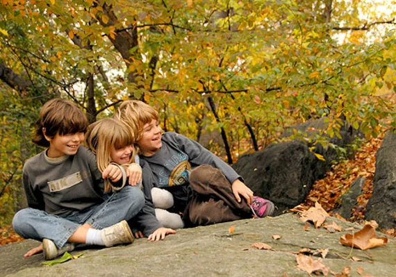New York met kinderen