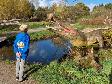 LEGOLAND Denemarken, dino's in safaripark givskud zoo