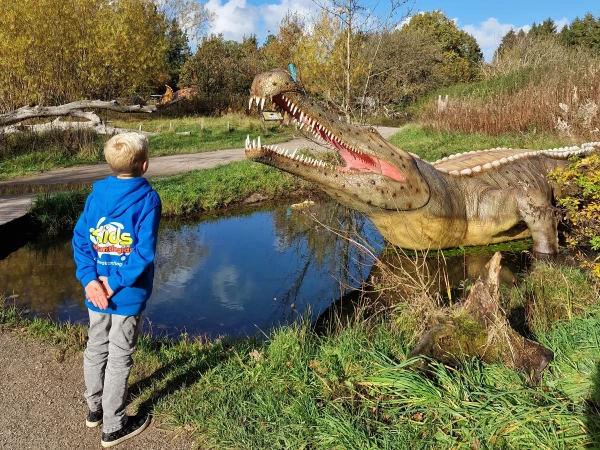 LEGOLAND Denemarken, dino's in safaripark givskud zoo