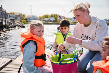 west zweden vakantie, krabbetjes vangen