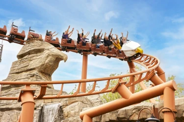 Achtbaan in LEGOLAND Denemarken