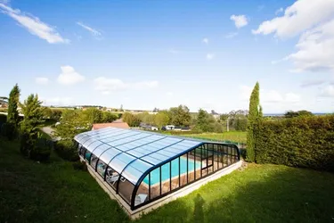 Camping La Grappe Fleurie - overdekt zwembad