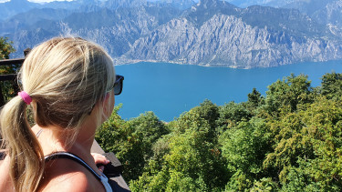 Gardameer met kinderen