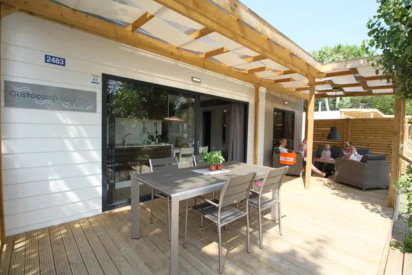 Luxe accommodatie Lounge Deluxe van Gustocamp