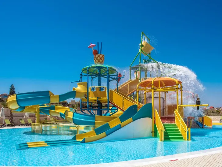 Waterpret in het aquapark
