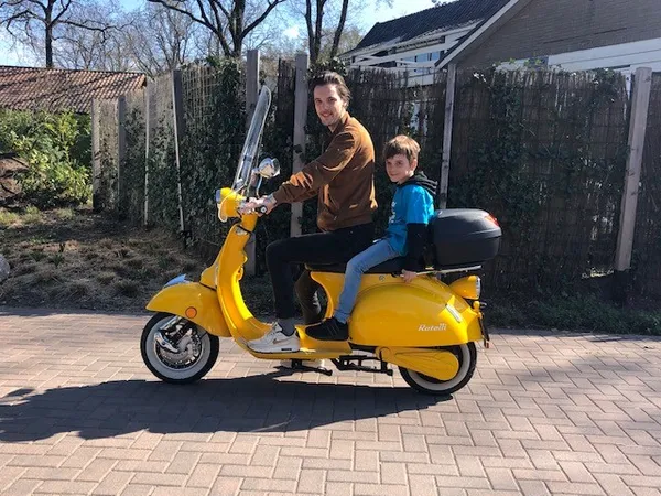 boshoek escooter rijden