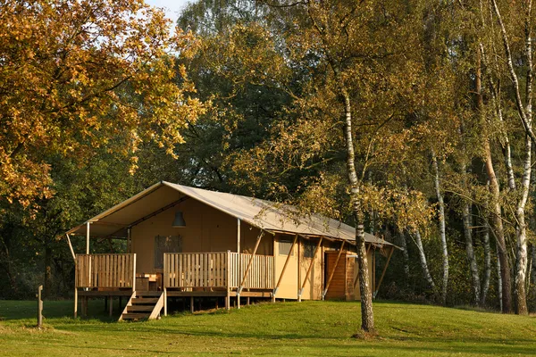 Kamperen in een bungalowtent