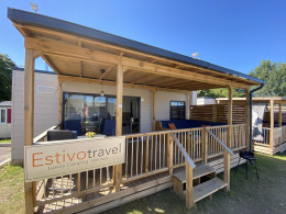 Stacaravan Estivo Premium voor 6 personen