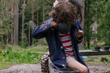 Blokhut aan het meer in Finland