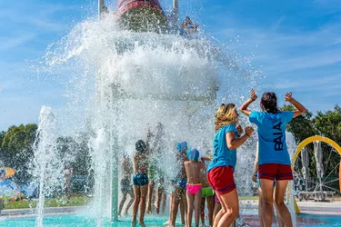 Waterpret op camping Laguna Blu