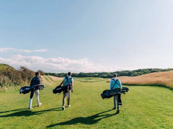 Beach Park Gwel an Mor - wandelen op de golfbaan