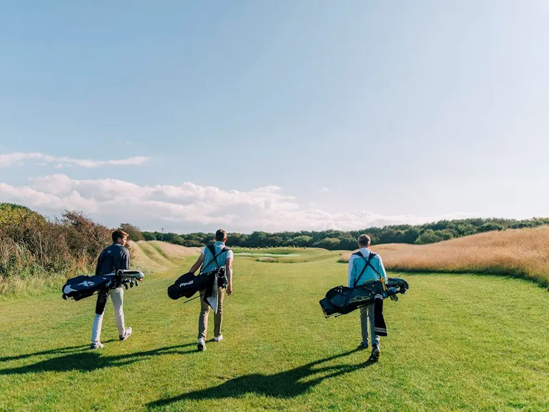 Beach Park Gwel an Mor - wandelen op de golfbaan