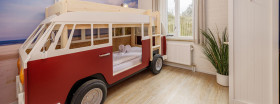 Bungalowpark aan zee in Nederland